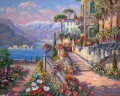 Mittelmeer 16 impressionistische Blumen